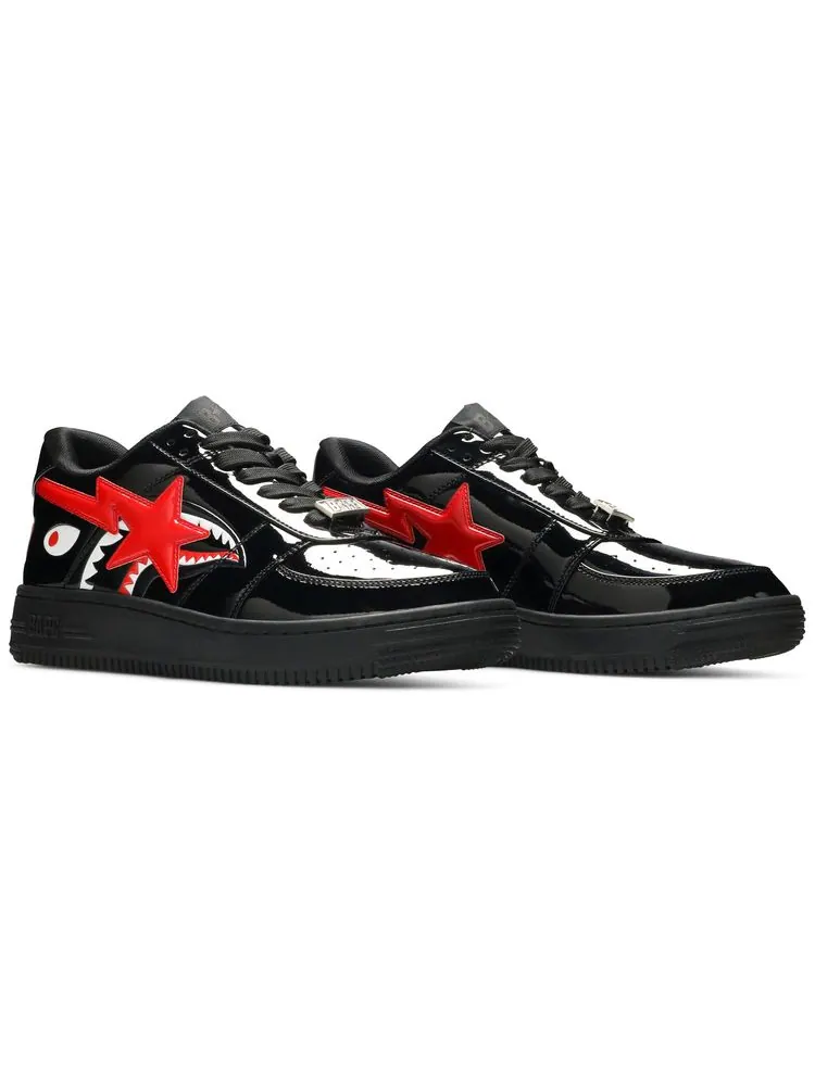 Кроссовки BAPE Bapesta Low M2 'Shark Face - Black' — изображение 8 из 8, черный