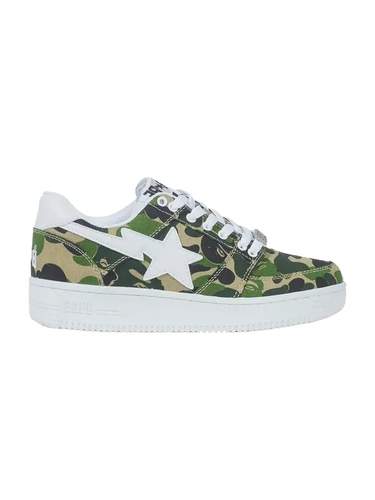 Кроссовки BAPE Wmns Bapesta Low 'ABC Camo - Green' — изображение 1 из 1, зеленый