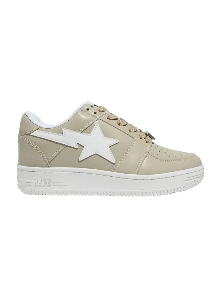 Кроссовки BAPE Bapesta Low 'Ivory' — изображение 1 из 1, белый