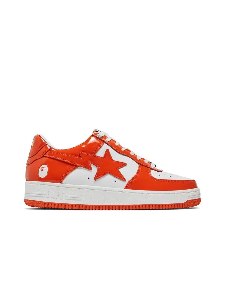 Кроссовки BAPE Bapesta 'Orange' — изображение 2 из 9, оранжевый