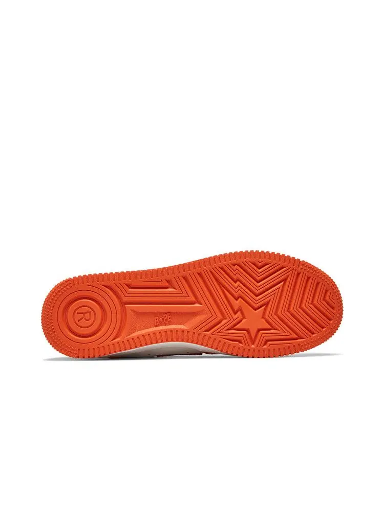 Кроссовки BAPE Bapesta 'Orange' — изображение 5 из 9, оранжевый