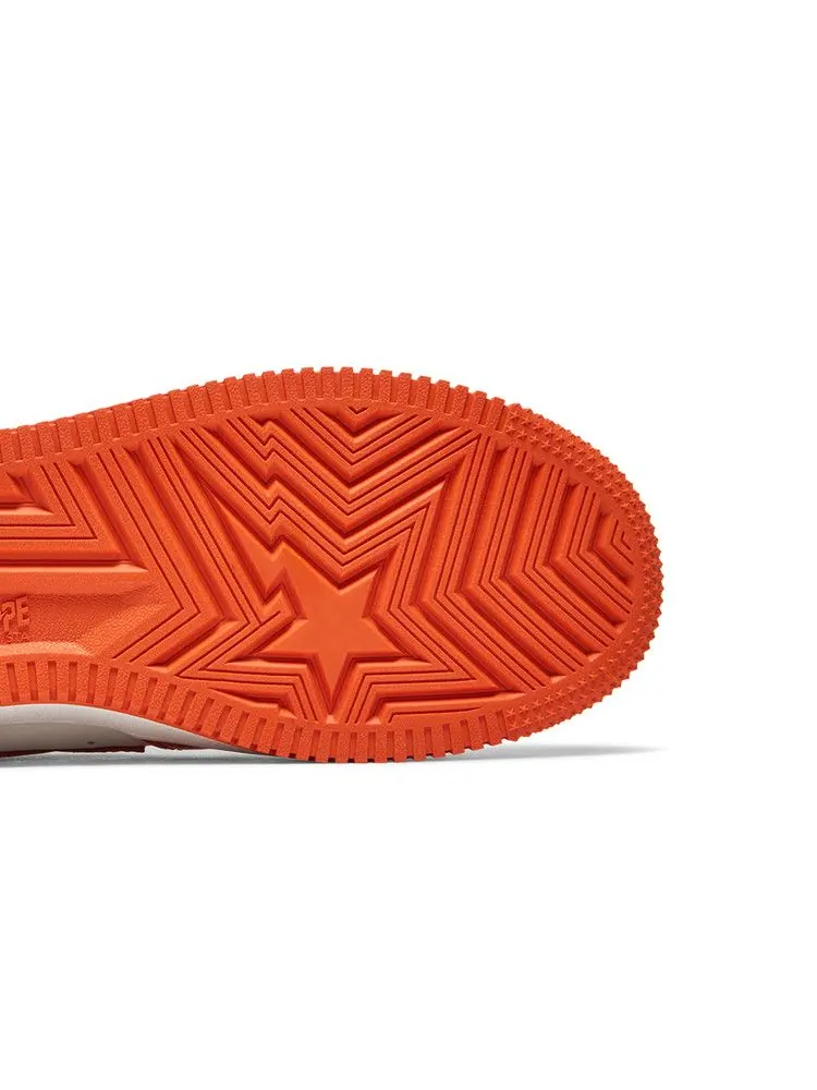Кроссовки BAPE Bapesta 'Orange' — изображение 6 из 9, оранжевый