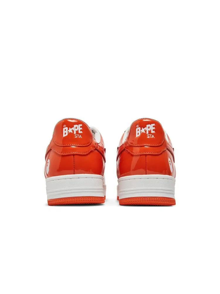 Кроссовки BAPE Bapesta 'Orange' — изображение 7 из 9, оранжевый