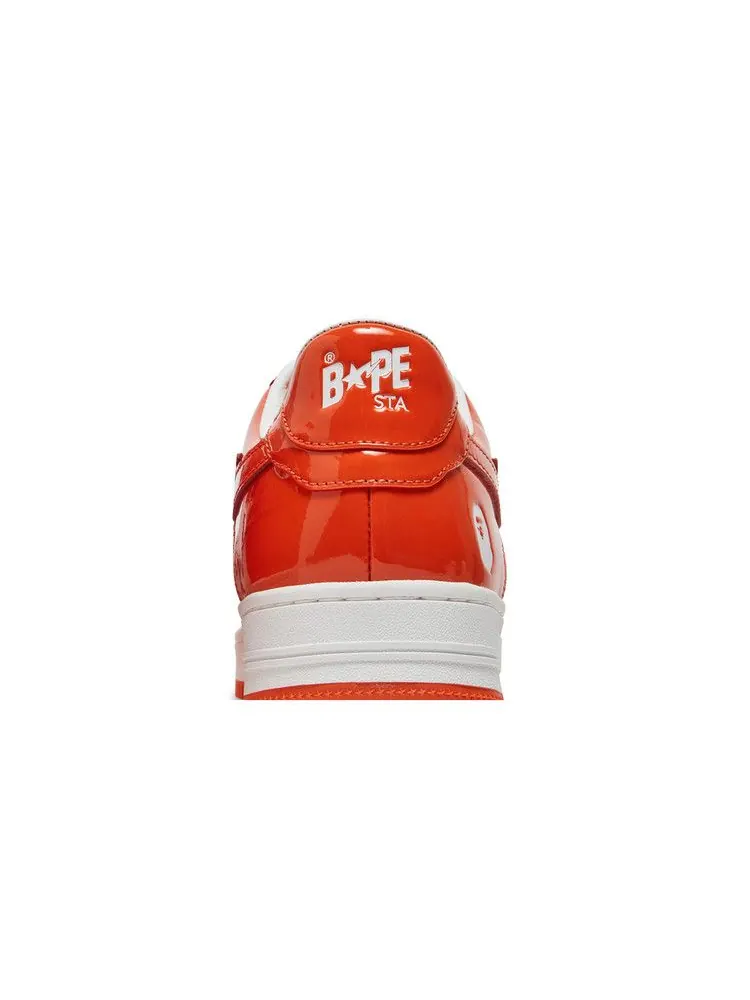 Кроссовки BAPE Bapesta 'Orange' — изображение 8 из 9, оранжевый