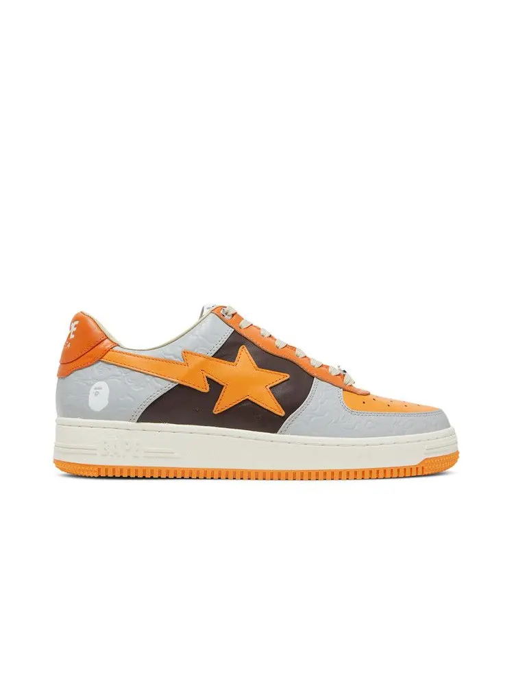Кроссовки BAPE Bapesta Low M2 'Orange' — изображение 2 из 9, оранжевый