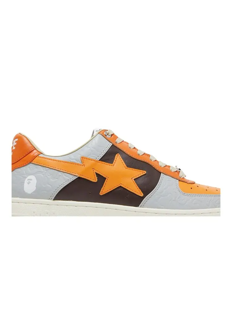 Кроссовки BAPE Bapesta Low M2 'Orange' — изображение 3 из 9, оранжевый