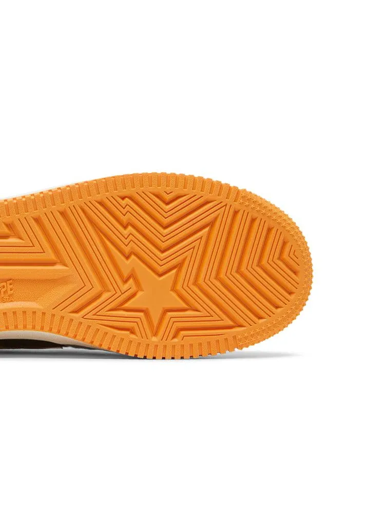 Кроссовки BAPE Bapesta Low M2 'Orange' — изображение 6 из 9, оранжевый