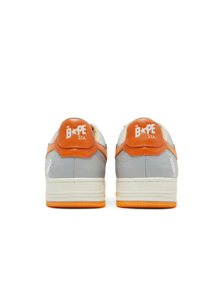 Кроссовки BAPE Bapesta Low M2 'Orange' — изображение 7 из 9, оранжевый