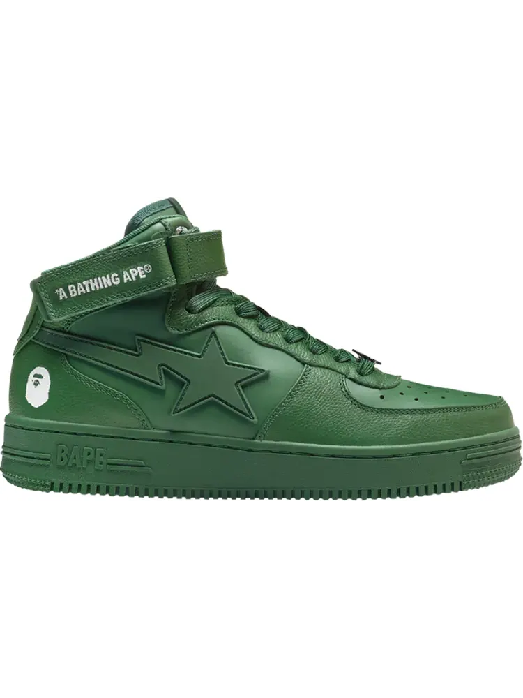 Кроссовки Bapesta Mid Green — изображение 1 из 1, зеленый