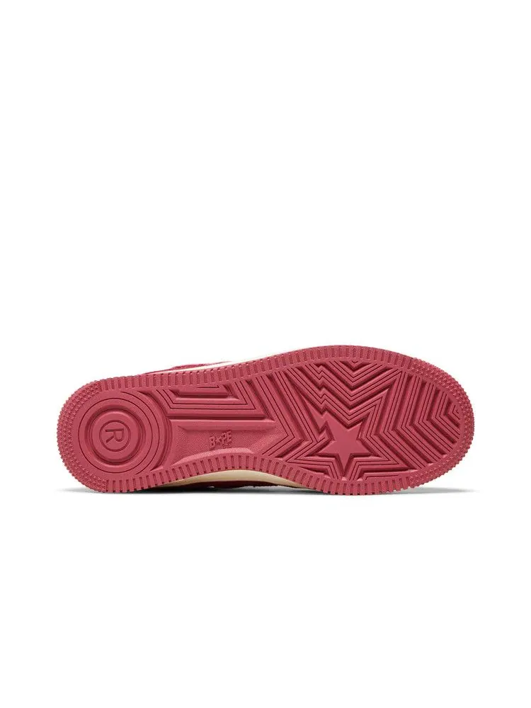 Кроссовки BAPE Bapesta Low M1 'Pink' — изображение 5 из 9, розовый