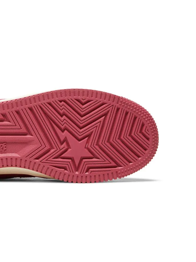 Кроссовки BAPE Bapesta Low M1 'Pink' — изображение 6 из 9, розовый