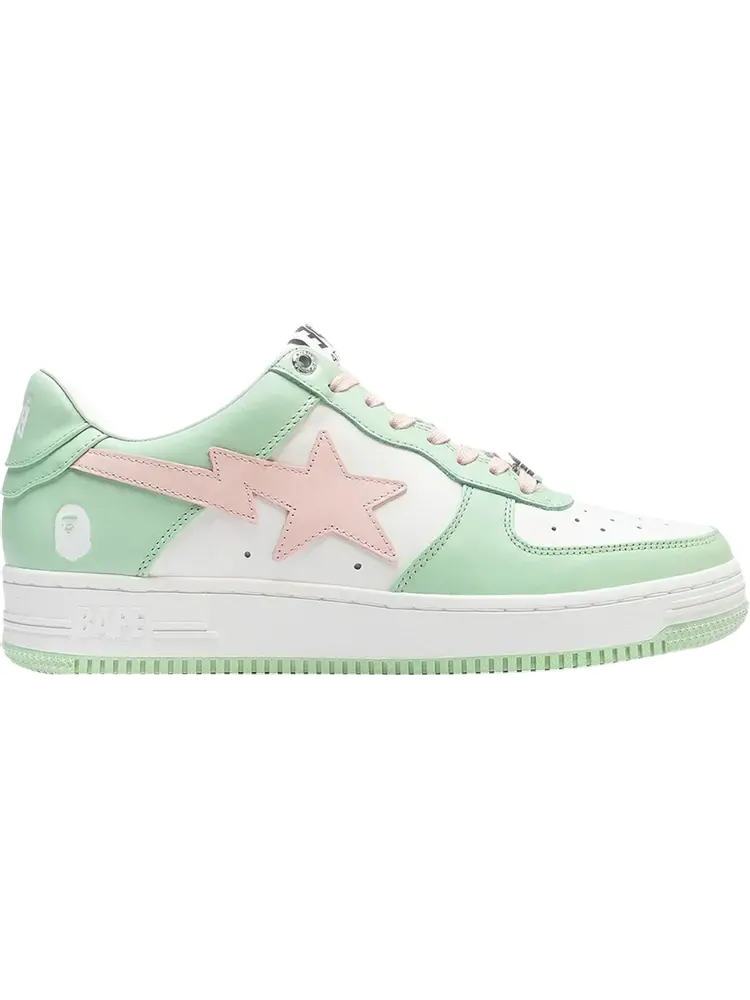 Кроссовки Bapesta Low Pastel-Rich Pack - Mint Green — изображение 1 из 1, зеленый
