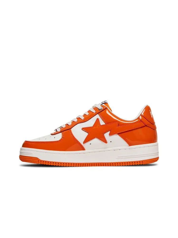 Кроссовки BAPE Bapesta 'Orange' — изображение 4 из 9, оранжевый