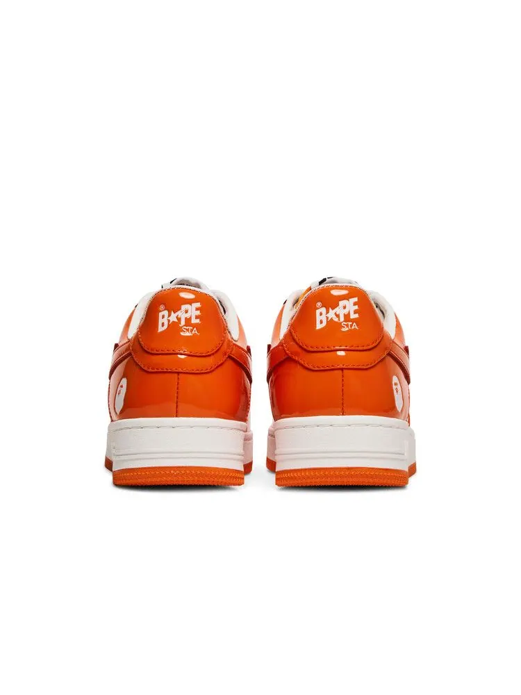 Кроссовки BAPE Bapesta 'Orange' — изображение 7 из 9, оранжевый