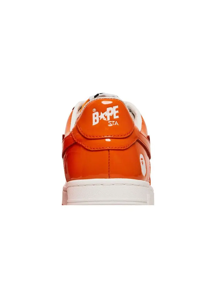 Кроссовки BAPE Bapesta 'Orange' — изображение 8 из 9, оранжевый