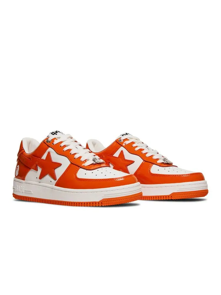 Кроссовки BAPE Bapesta 'Orange' — изображение 9 из 9, оранжевый