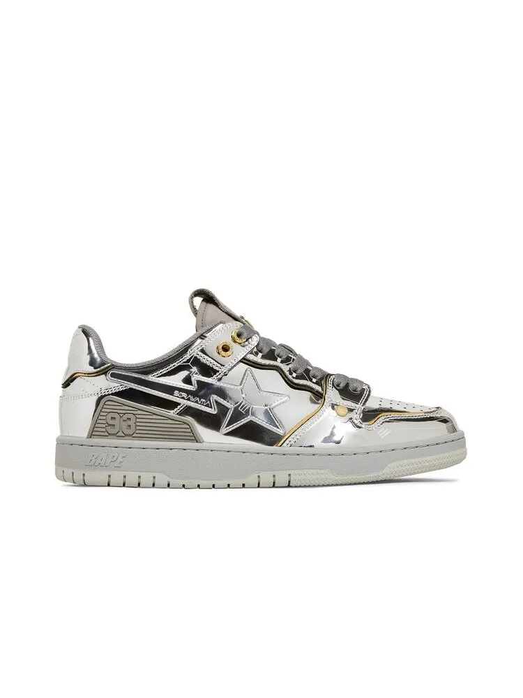Кроссовки BAPE Hajime Sorayama x Sk8 Sta Silver — изображение 1 из 6, серебряный