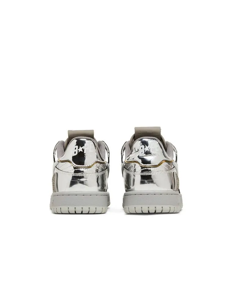 Кроссовки BAPE Hajime Sorayama x Sk8 Sta Silver — изображение 6 из 6, серебряный