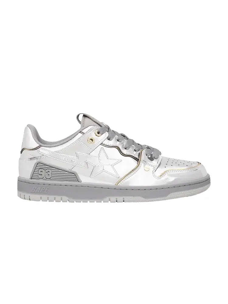 Кроссовки BAPE Hajime Sorayama x Wmns Sk8 Sta — изображение 1 из 1, серебряный
