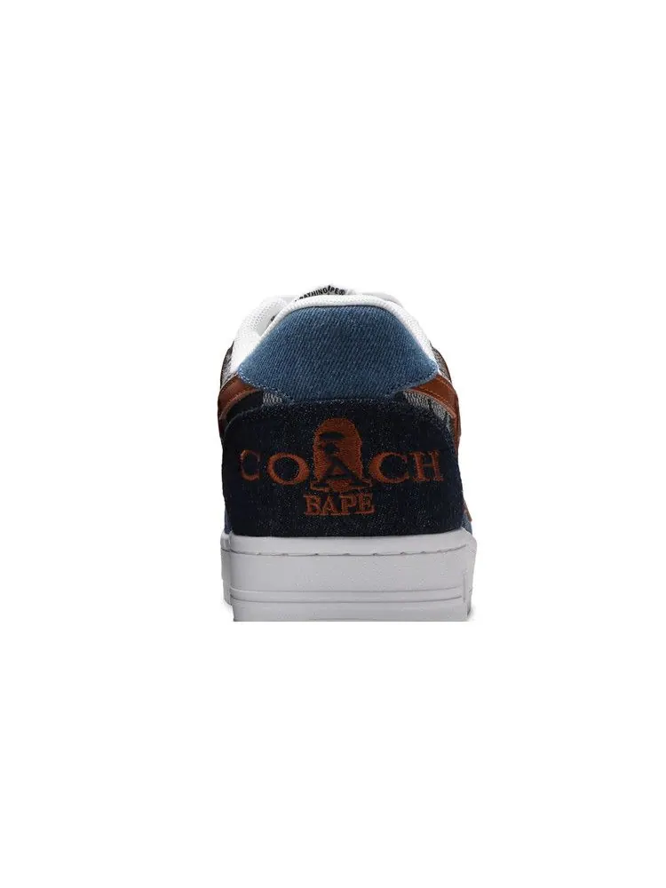 Кроссовки BAPE Coach x Bapesta M2 Low 'Denim' — изображение 8 из 9, синий