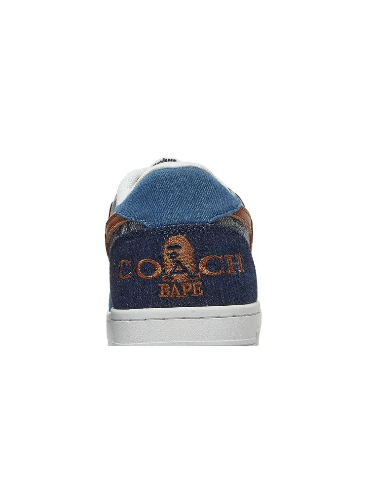 Кроссовки BAPE Coach x Bapesta 'Denim' — изображение 8 из 9, темно-синий