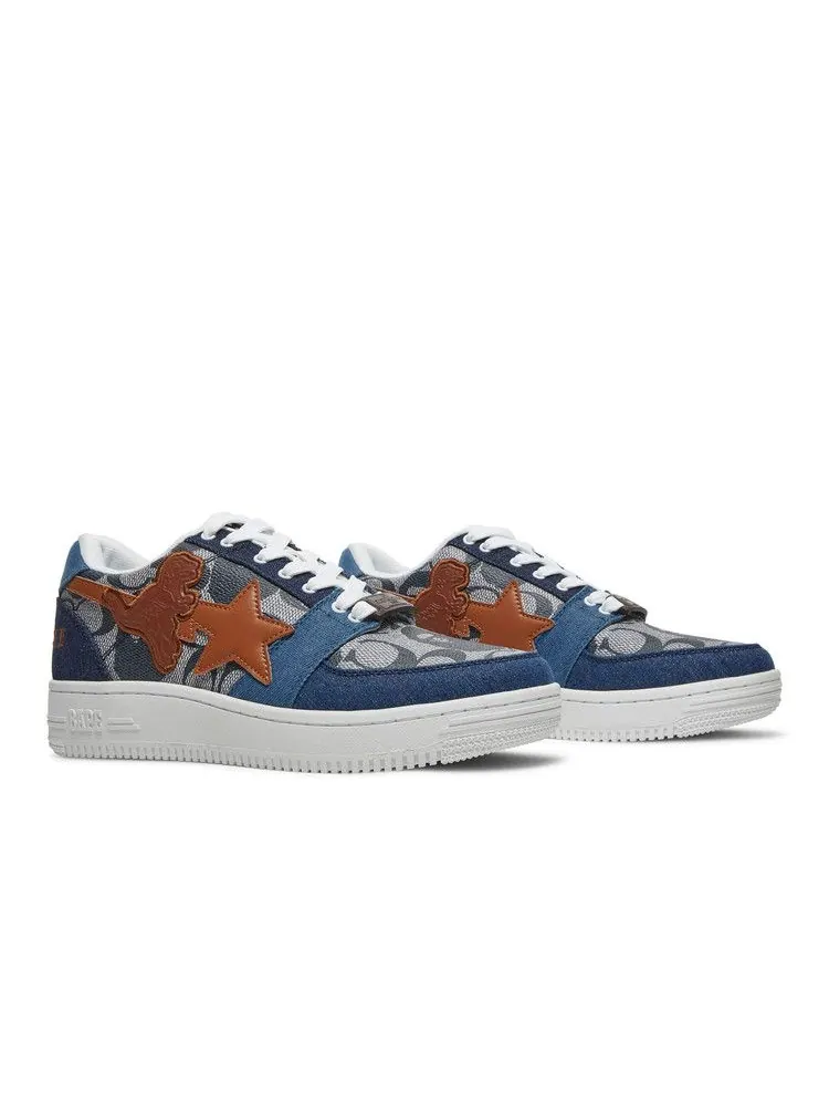 Кроссовки BAPE Coach x Bapesta 'Denim' — изображение 9 из 9, темно-синий