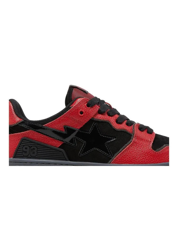 Кеды BAPE Sk8 Sta 'Black Red' — изображение 3 из 9, красный/черный