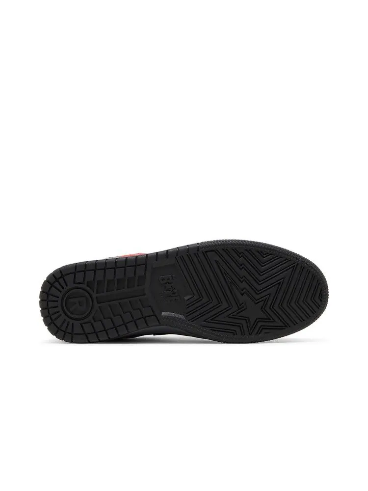 Кеды BAPE Sk8 Sta 'Black Red' — изображение 5 из 9, красный/черный