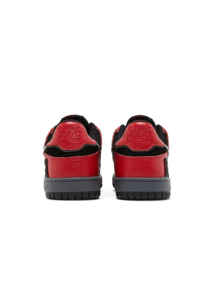 Кеды BAPE Sk8 Sta 'Black Red' — изображение 7 из 9, красный/черный