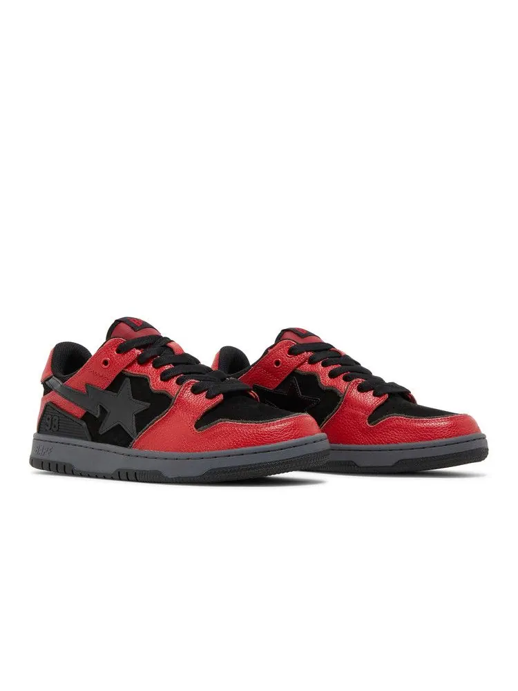 Кеды BAPE Sk8 Sta 'Black Red' — изображение 9 из 9, красный/черный