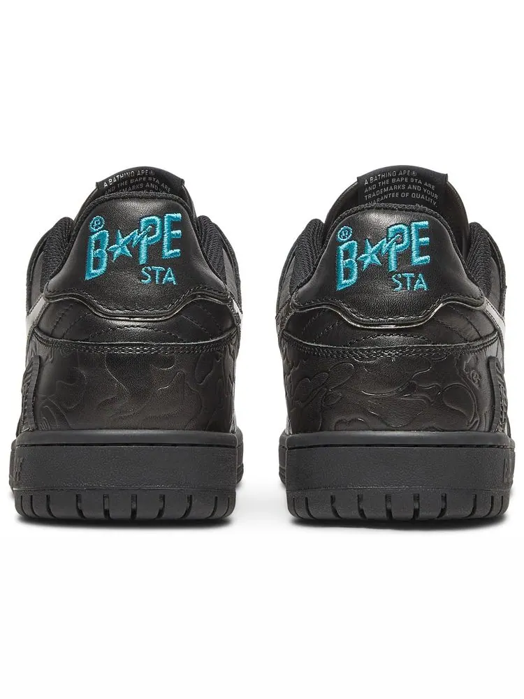 Кроссовки BAPE Sk8 Sta Low 'Black' — изображение 6 из 8, черный