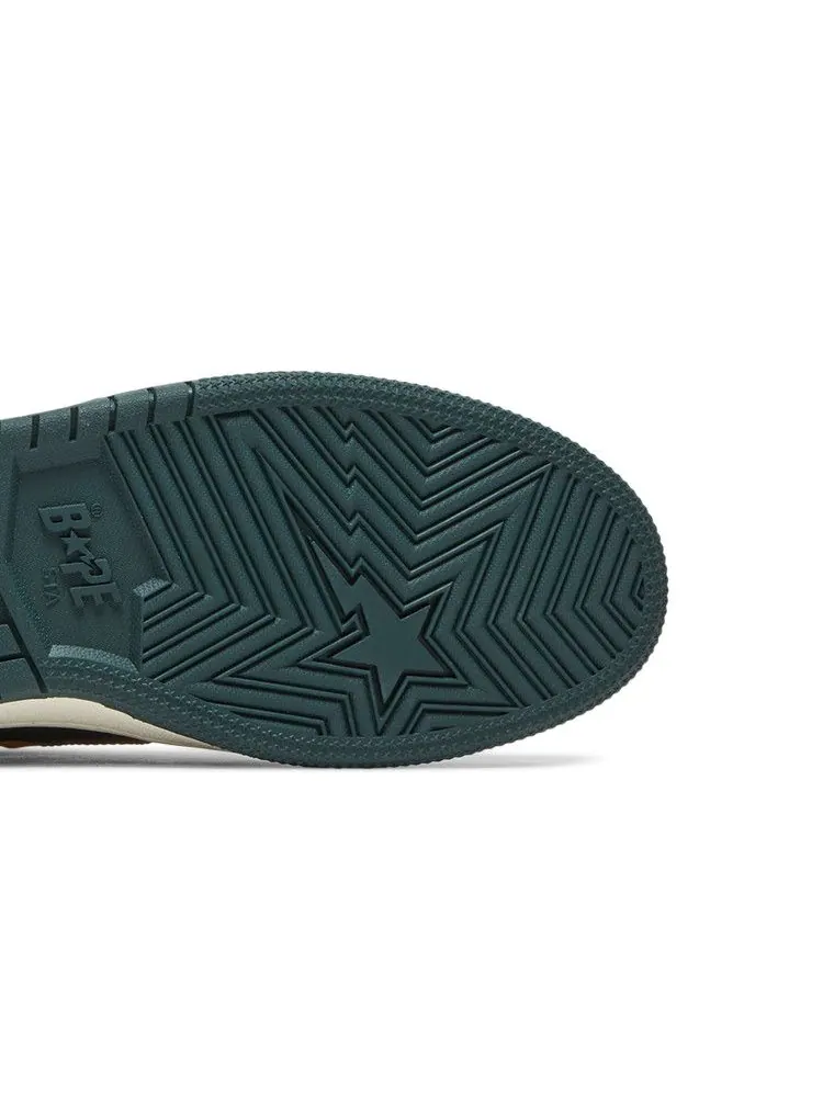 Кеды BAPE Sk8 Sta Low 'Green Camo' — изображение 6 из 9, зеленый/серый