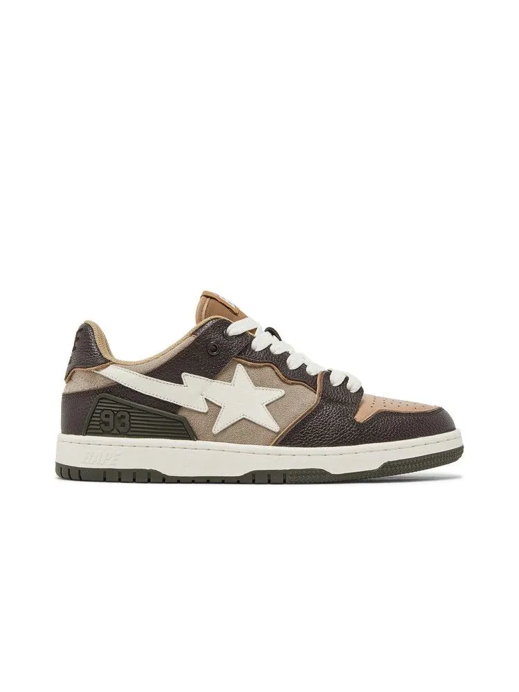 Кеды BAPE Sk8 Sta 'Beige' — изображение 2 из 9, бежевый