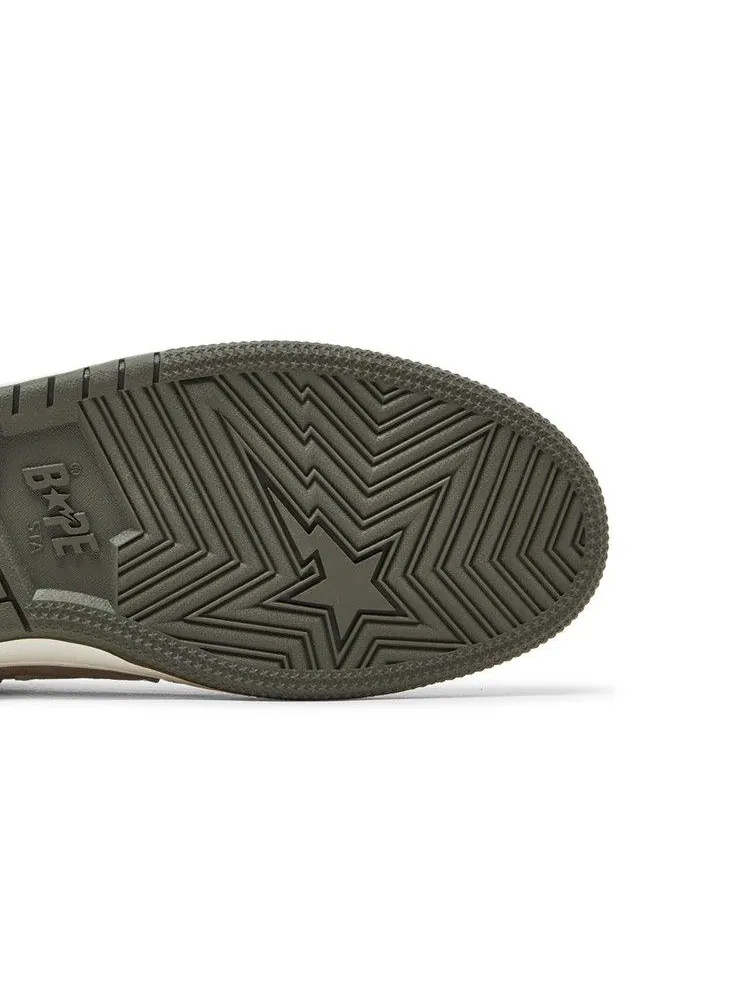 Кеды BAPE Sk8 Sta 'Beige' — изображение 6 из 9, бежевый