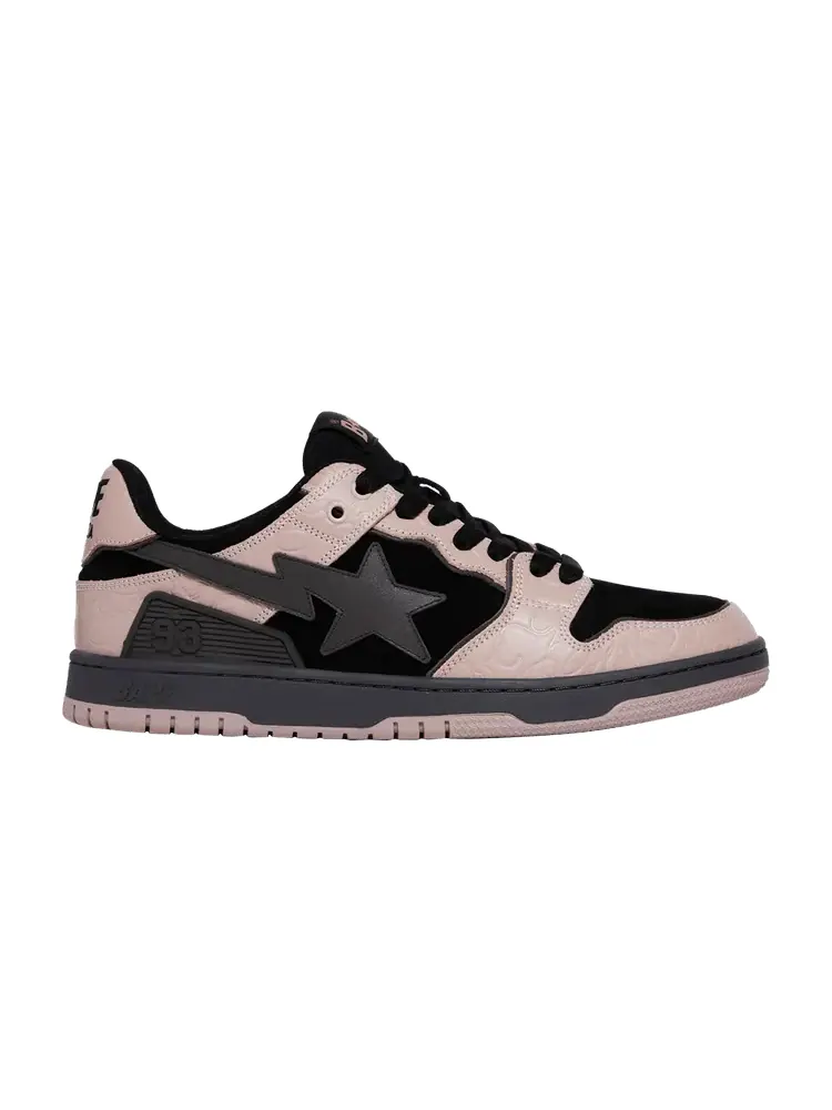 Кеды BAPE Sk8 Sta 'Pink Black' — изображение 1 из 9, розовый