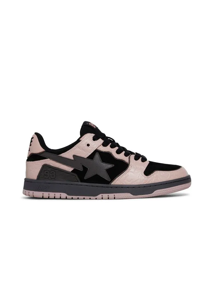 Кеды BAPE Sk8 Sta 'Pink Black' — изображение 2 из 9, розовый