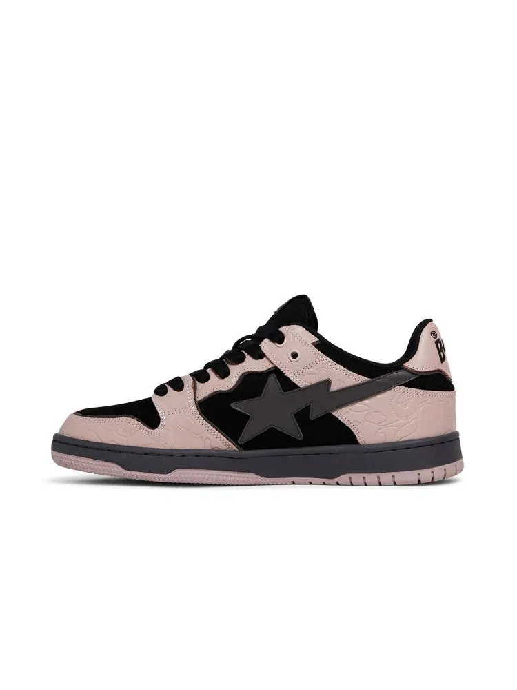 Кеды BAPE Sk8 Sta 'Pink Black' — изображение 4 из 9, розовый