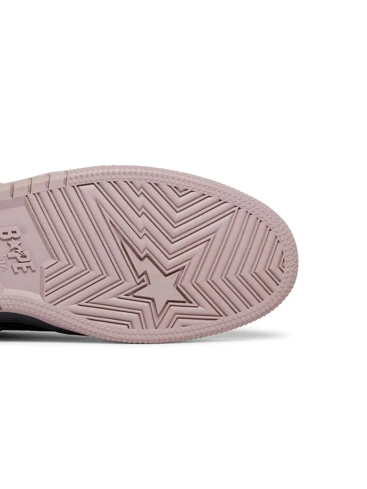 Кеды BAPE Sk8 Sta 'Pink Black' — изображение 6 из 9, розовый