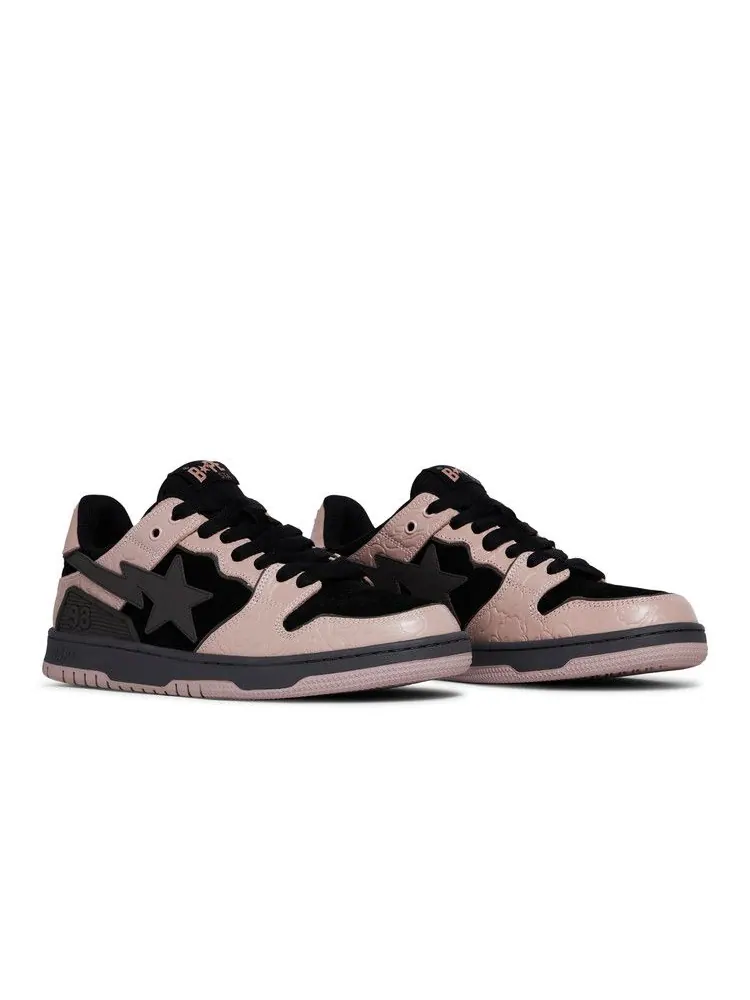 Кеды BAPE Sk8 Sta 'Pink Black' — изображение 9 из 9, розовый