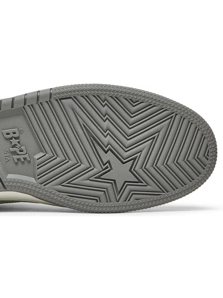 Кроссовки BAPE Sk8 Sta 'Grey Green' — изображение 5 из 8, серый