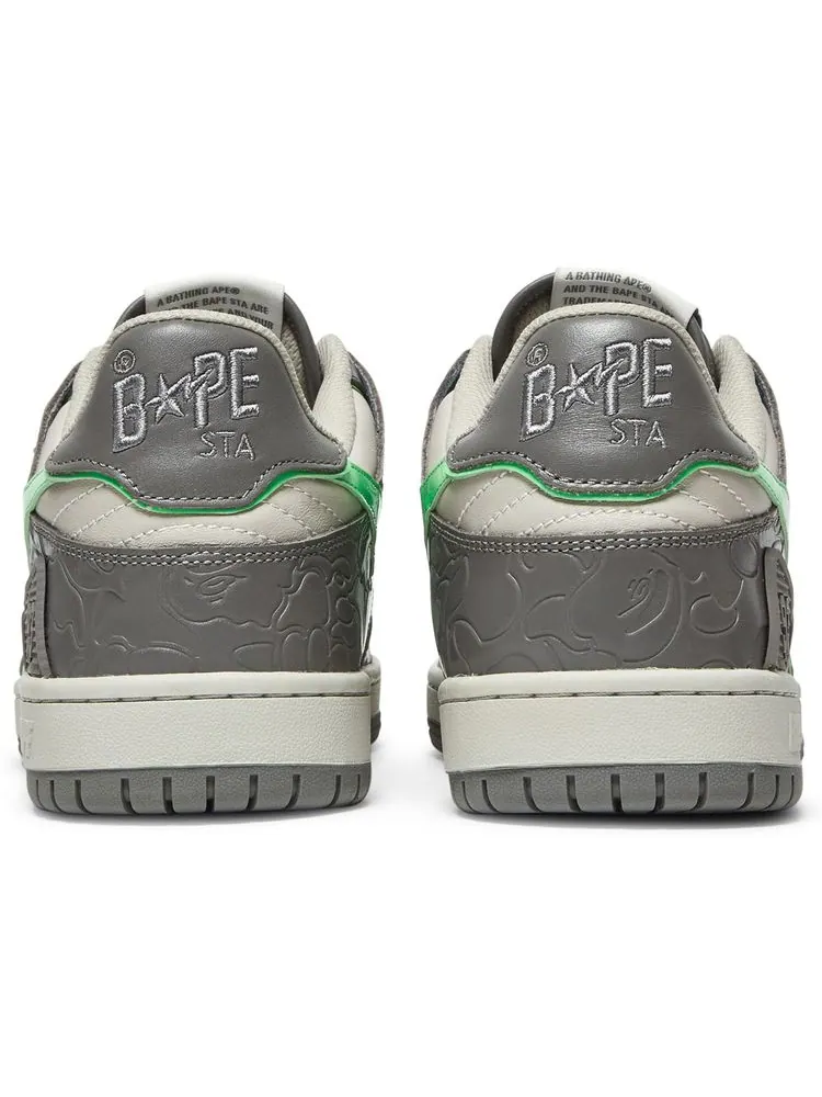 Кроссовки BAPE Sk8 Sta 'Grey Green' — изображение 6 из 8, серый