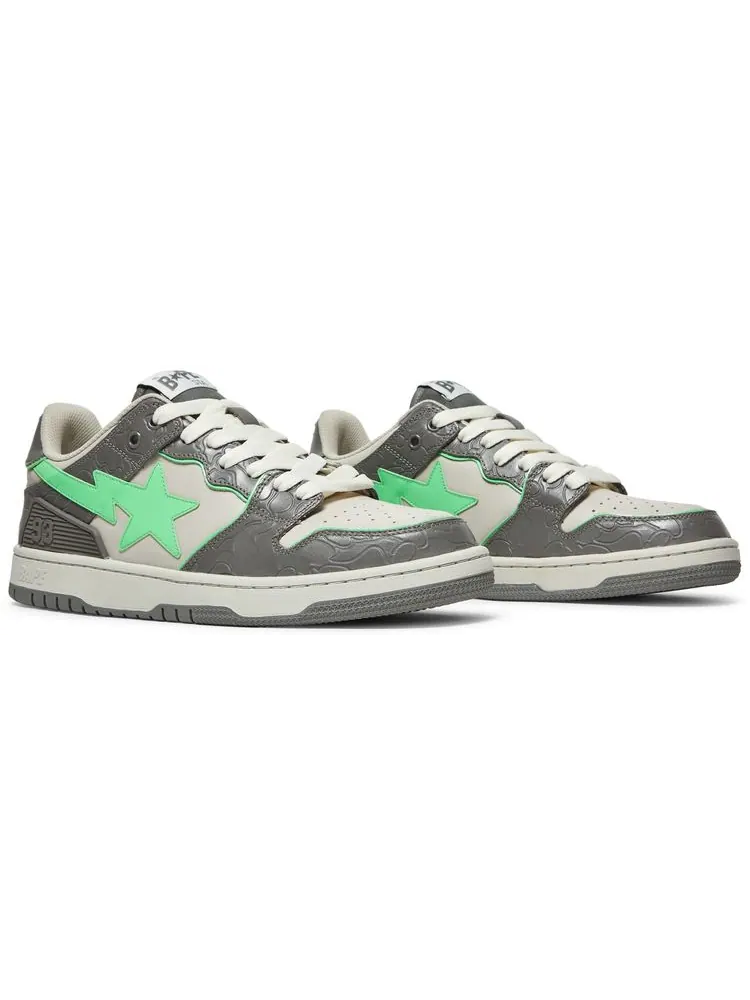 Кроссовки BAPE Sk8 Sta 'Grey Green' — изображение 8 из 8, серый