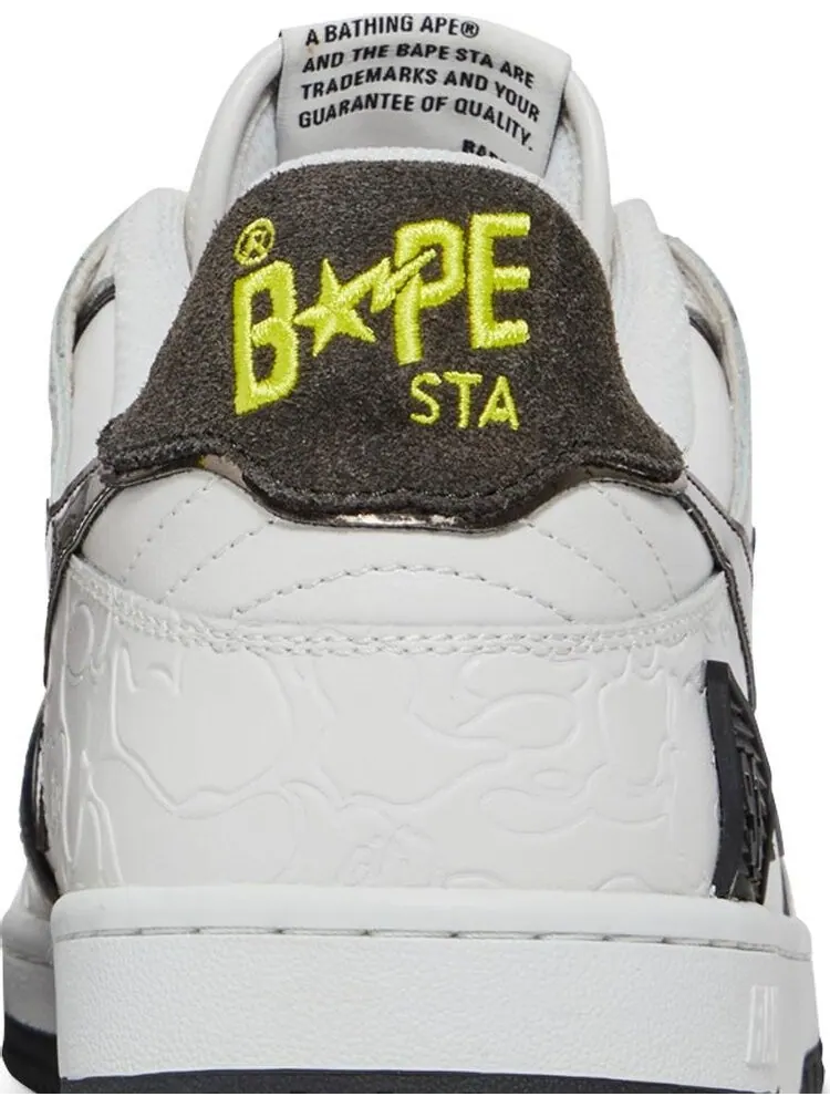 Кеды Sk8 Sta White Metallic Silver — изображение 7 из 8, белый