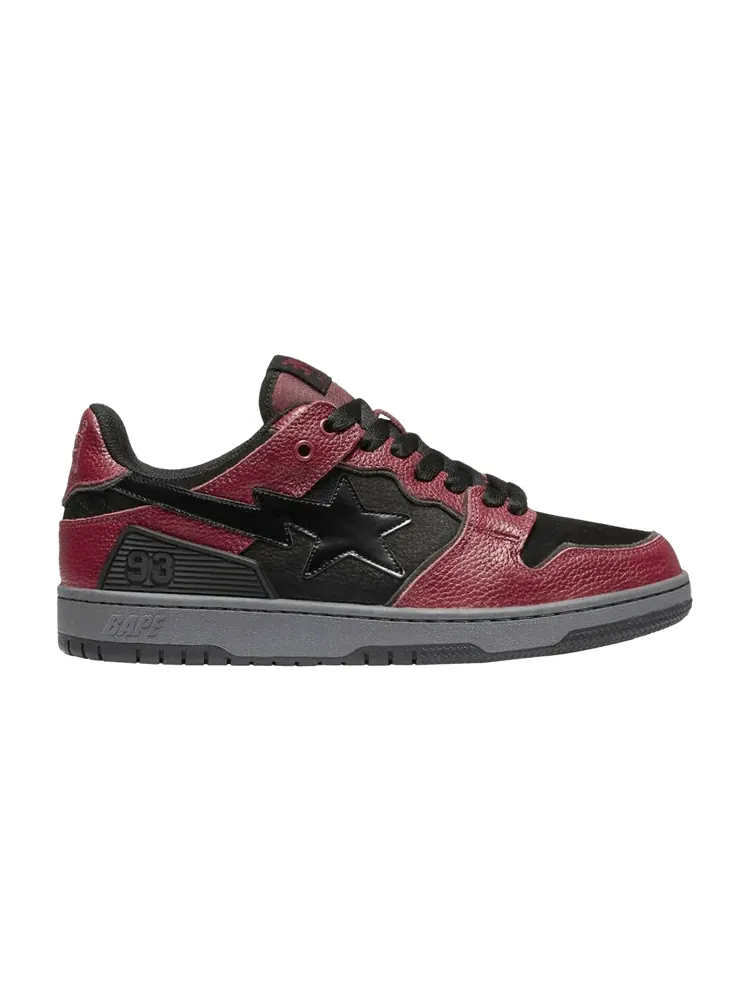 Кеды BAPE Wmns Sk8 Sta 'Black Red' — изображение 1 из 1, черный