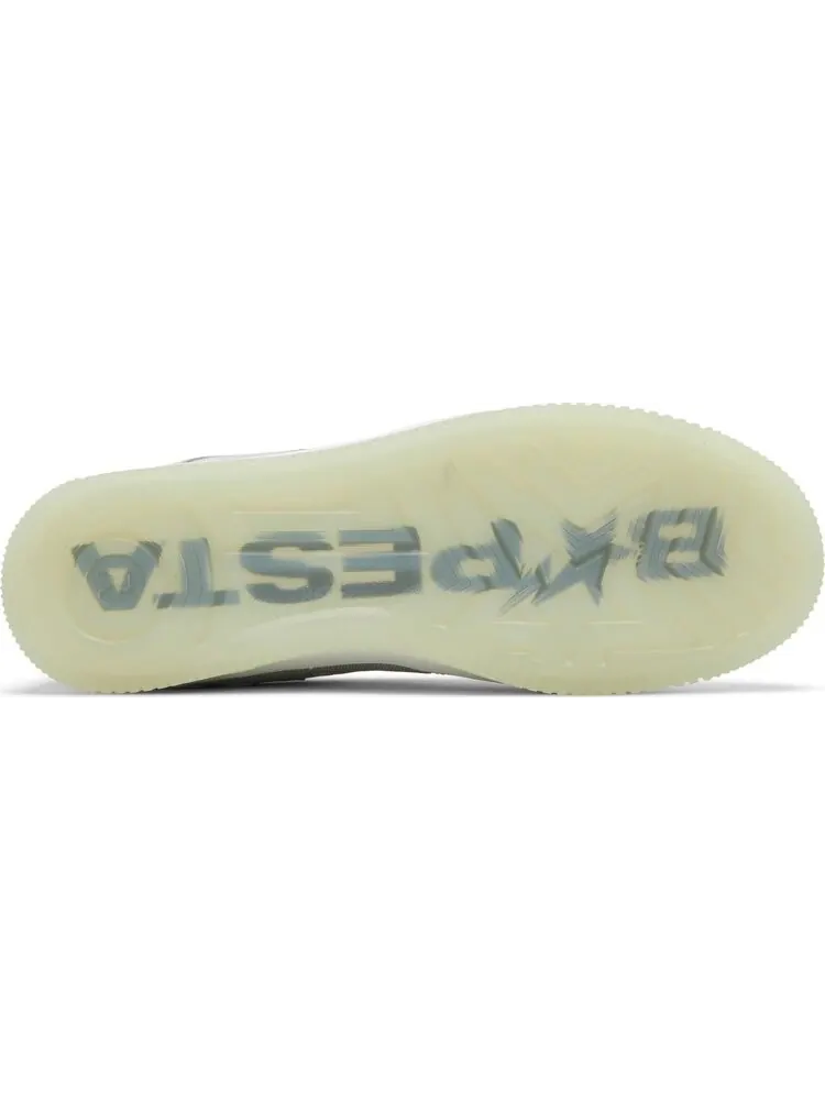 Кроссовки Bapesta Text Code Camo - Grey — изображение 4 из 8, серый