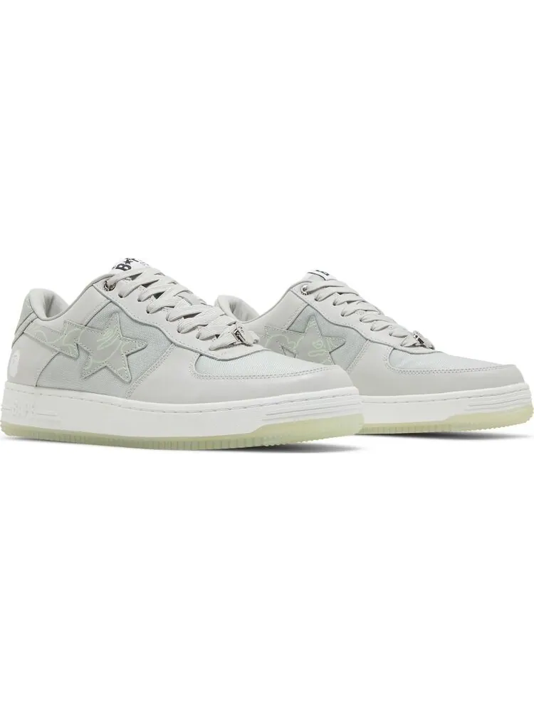 Кроссовки Bapesta Text Code Camo - Grey — изображение 8 из 8, серый