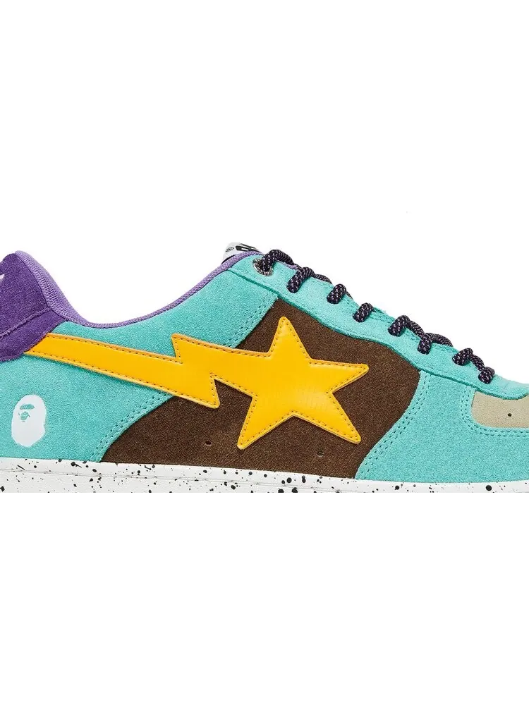 Кроссовки Bapesta #2 Brown Yellow — изображение 2 из 8, коричневый