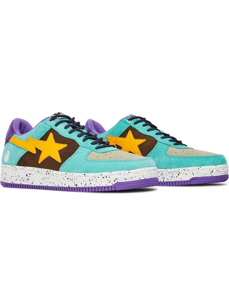Кроссовки Bapesta #2 Brown Yellow — изображение 8 из 8, коричневый