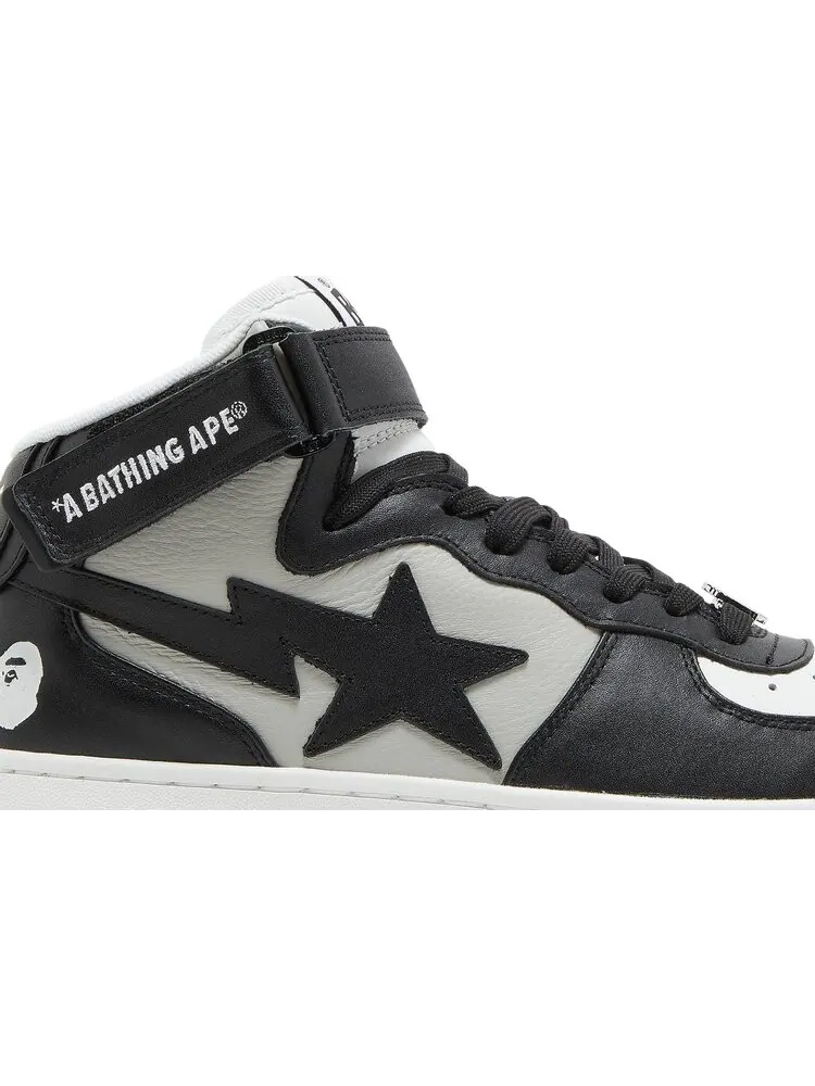 Кроссовки Bapesta Mid Black — изображение 2 из 8, черный