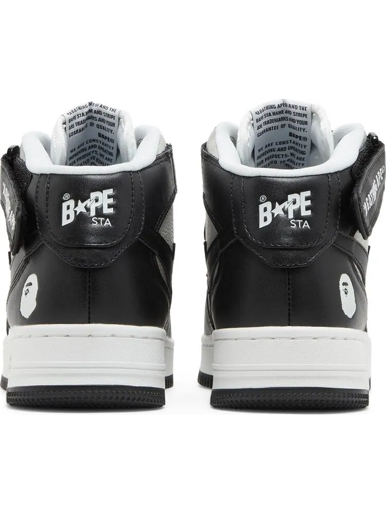 Кроссовки Bapesta Mid Black — изображение 6 из 8, черный